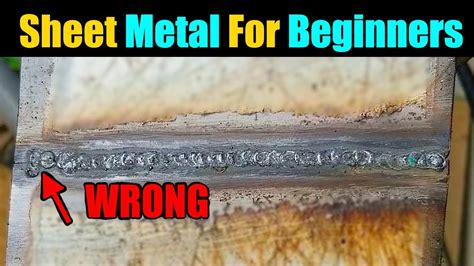 welding sheet metal with flux core wire|mig flux core welding basics.